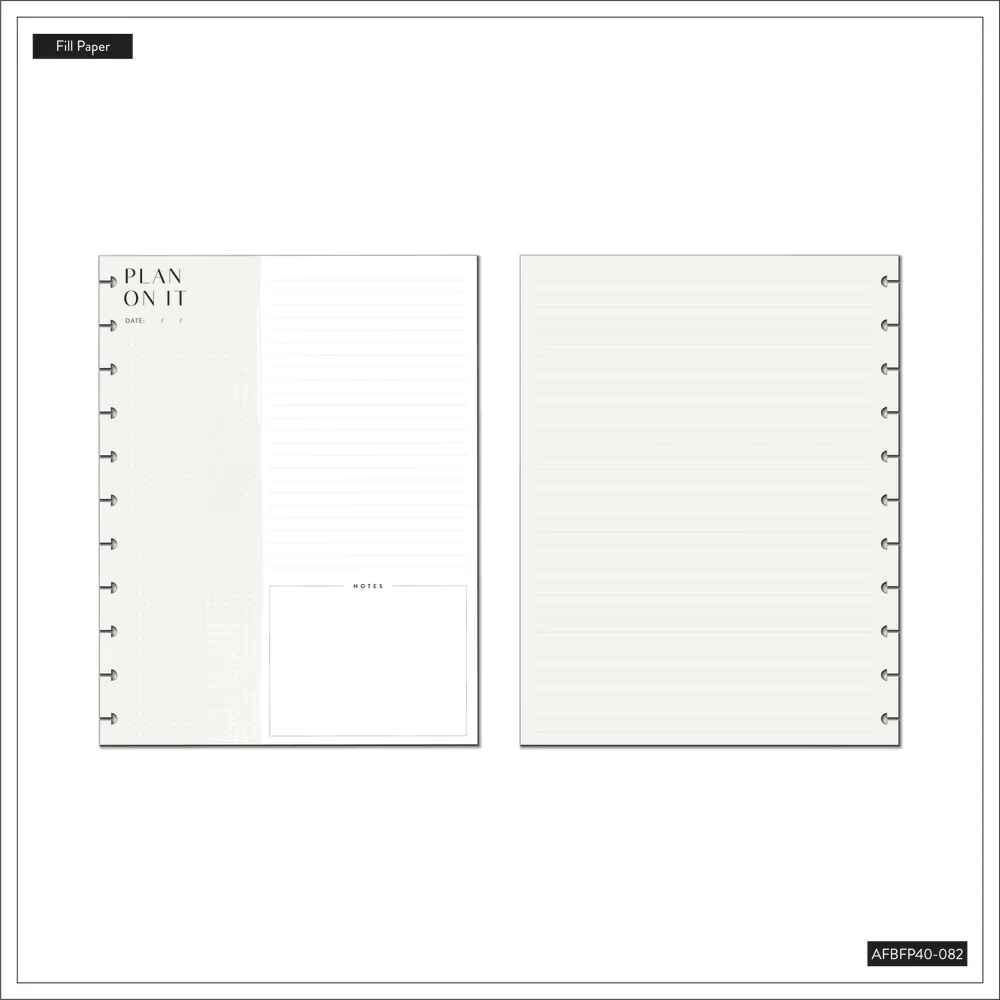 Neutrals - Dashboard + Dotted Lined Big Filler Paper - 40 Sheets - Image 3
