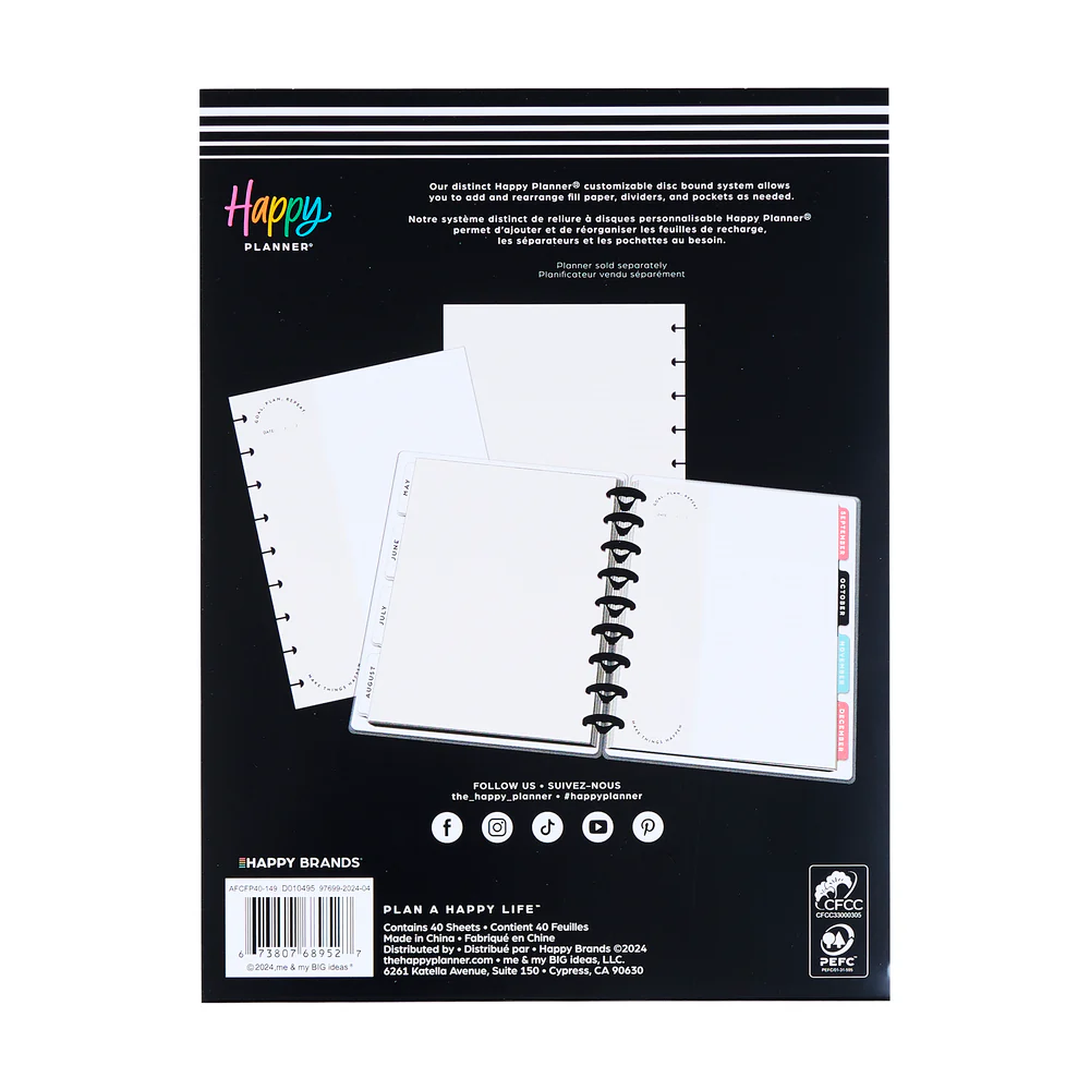 Neutrals - Dashboard + Dotted Lined Classic Filler Paper - 40 Sheets - Image 4