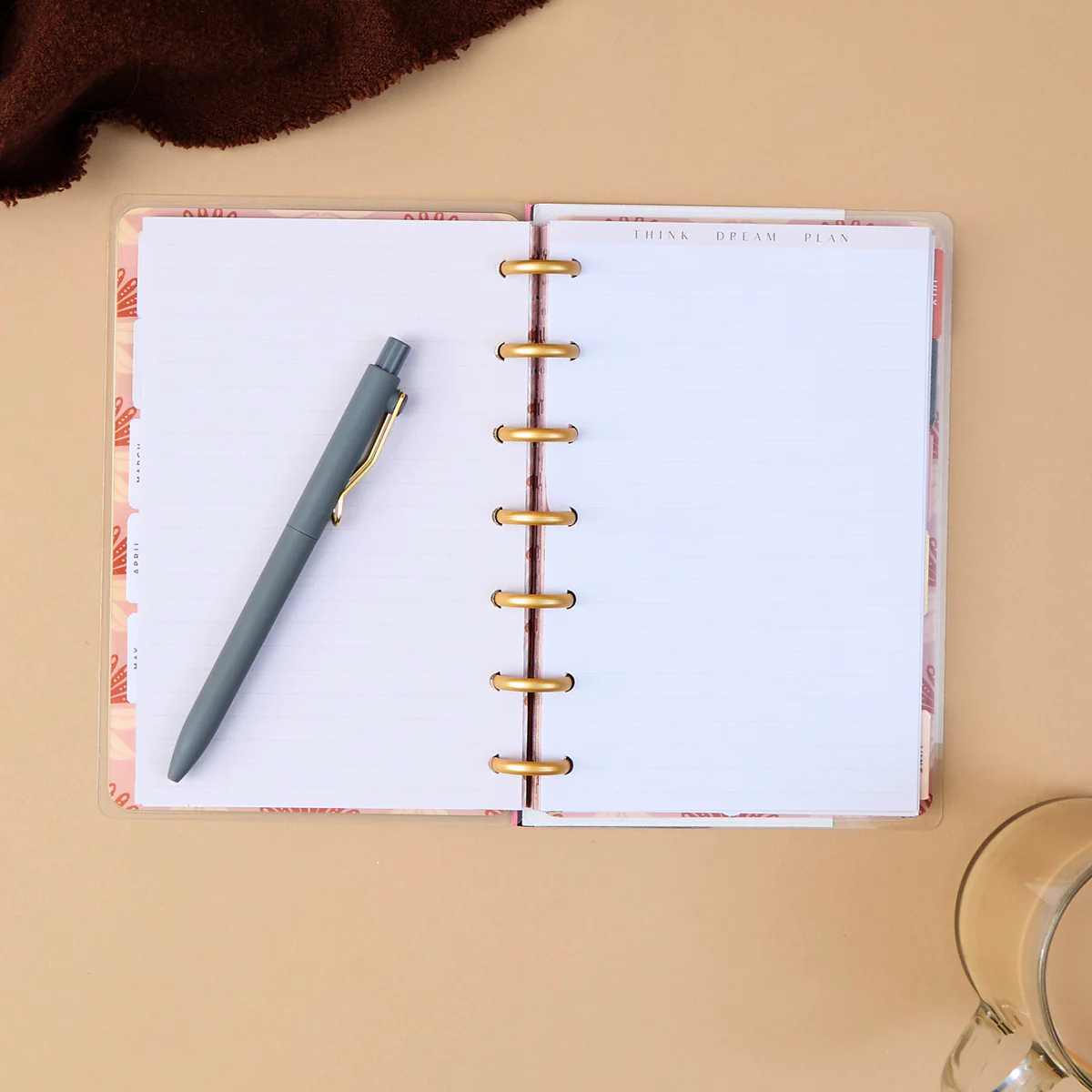 Neutrals - Dotted Lined Mini Filler Paper - 40 Sheets - Image 2