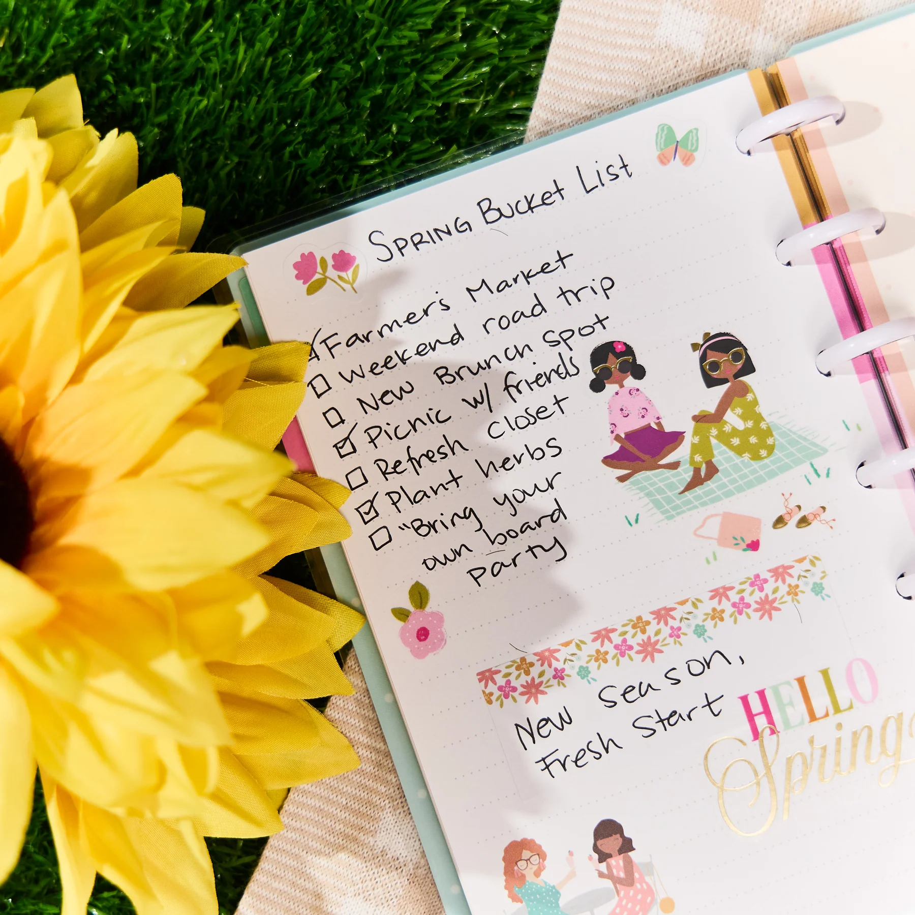 OG Seasonal Squad Goals - Dotted Lined Mini Notebook - 60 Sheets - Image 6