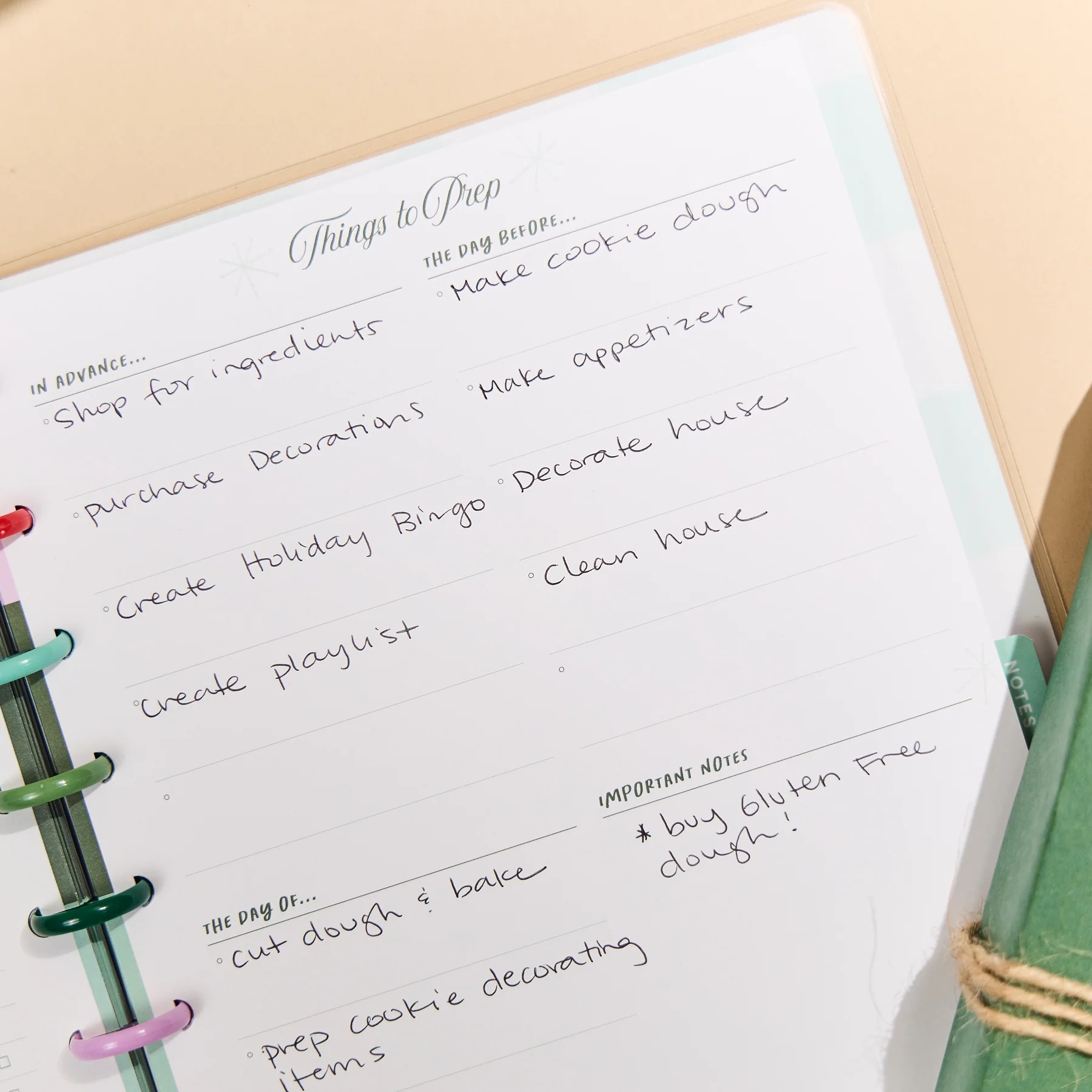 OG Squad Goals - Classic Holiday Planning Notebook - 60 Sheets - Image 11