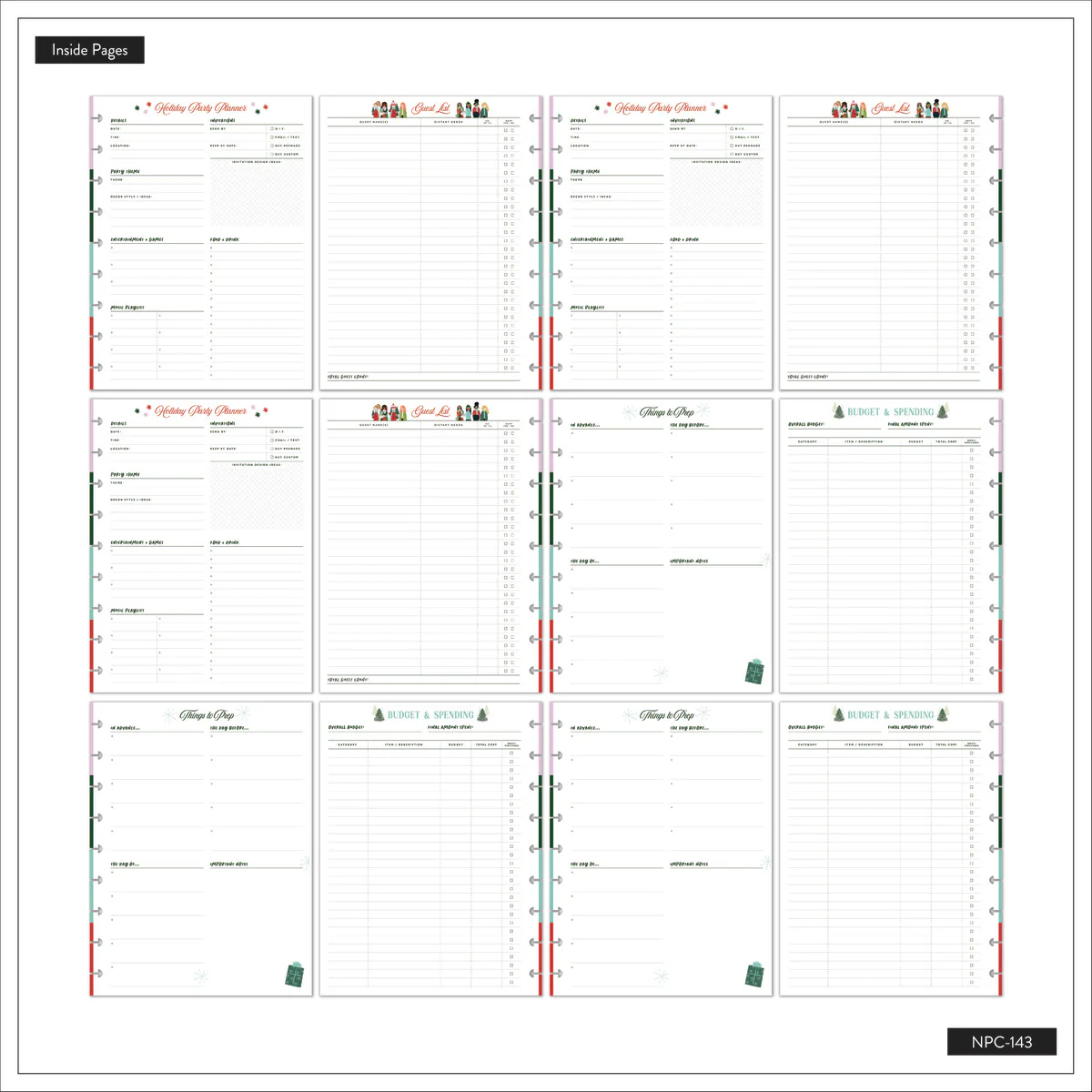 OG Squad Goals - Classic Holiday Planning Notebook - 60 Sheets - Image 30
