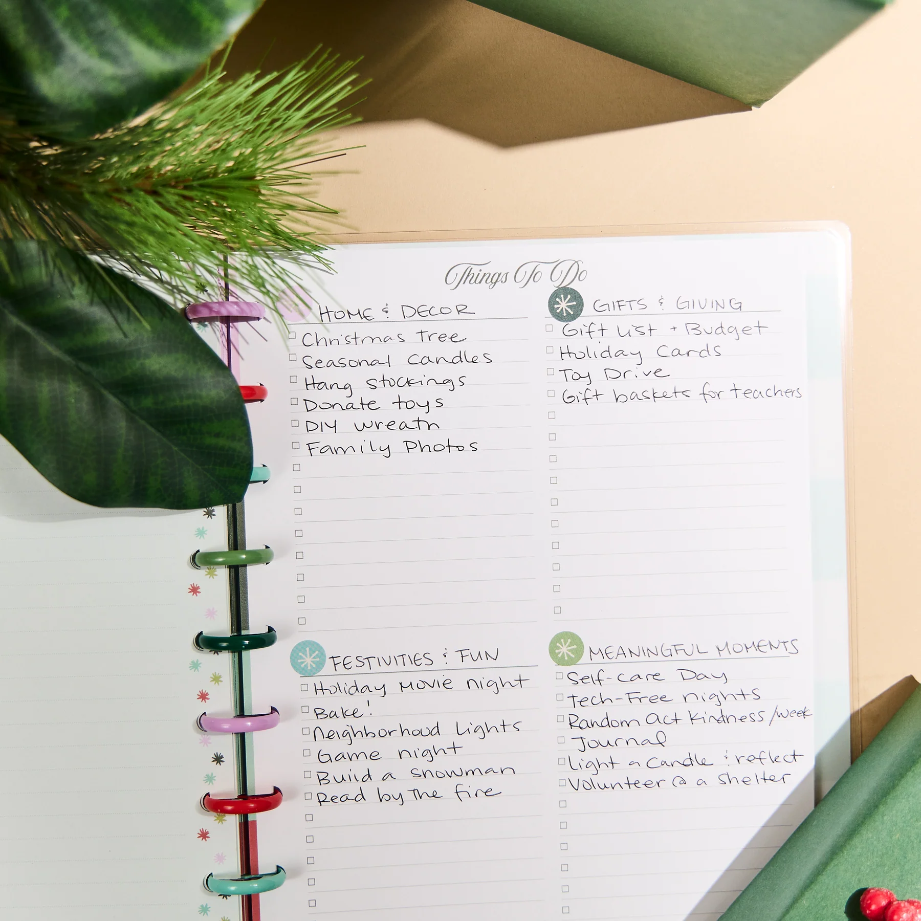 OG Squad Goals - Classic Holiday Planning Notebook - 60 Sheets - Image 5