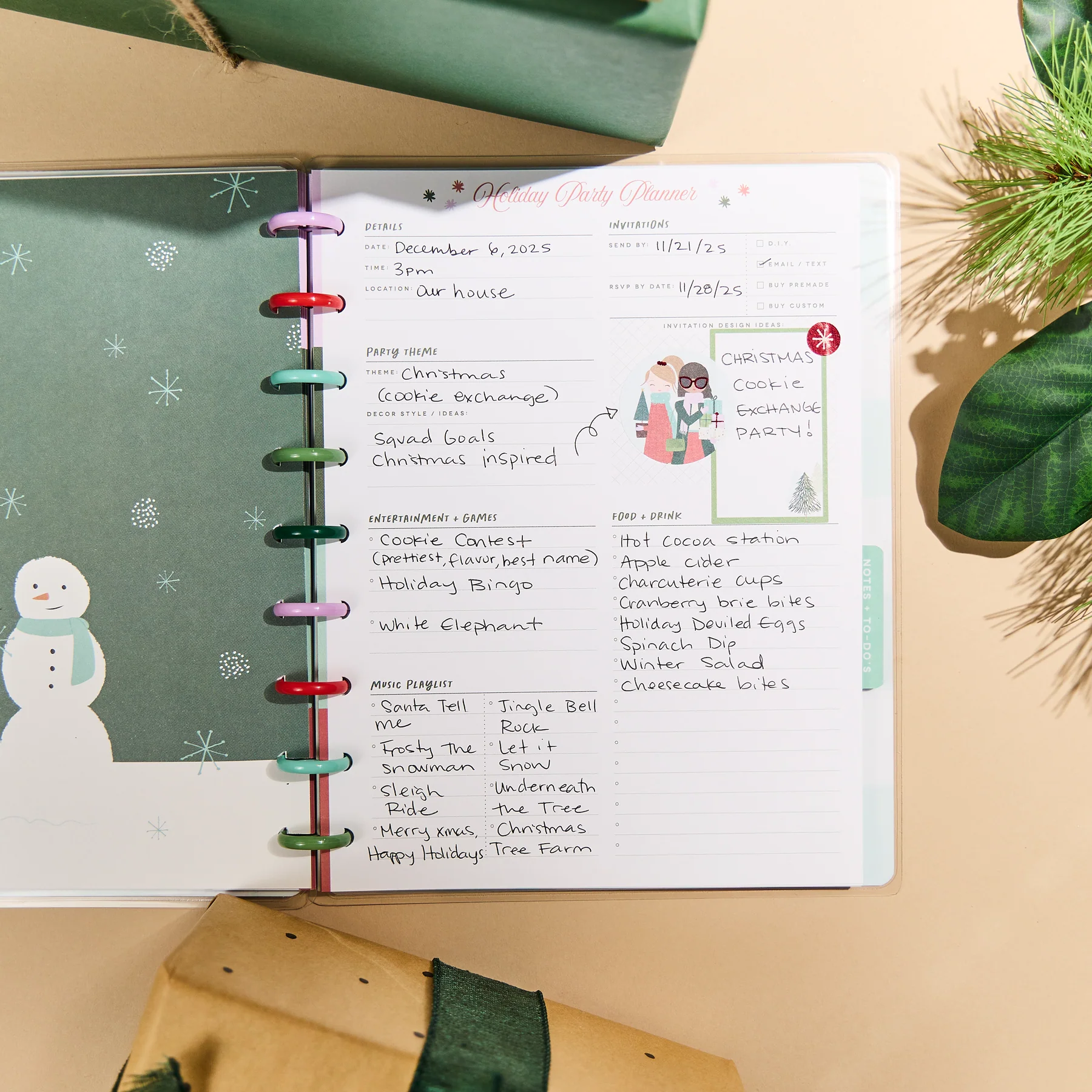 OG Squad Goals - Classic Holiday Planning Notebook - 60 Sheets - Image 8