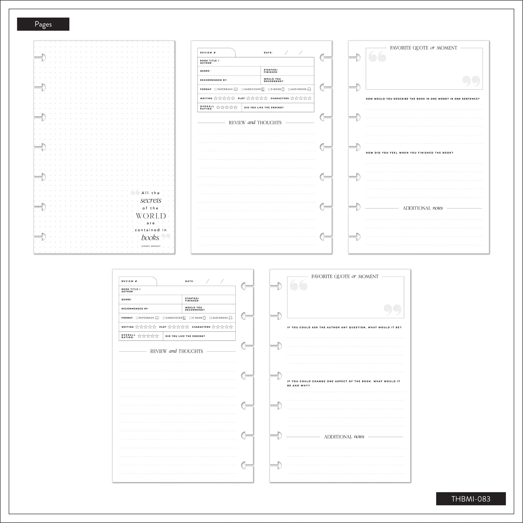 One More Chapter - Mini Reading Journal Bundle - Image 18