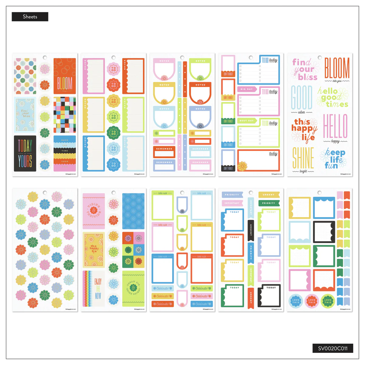 Optimistic Brights - Value Pack Stickers - Image 8