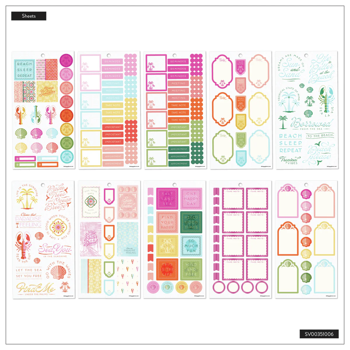 Palm Beach - Value Pack Stickers - Image 7