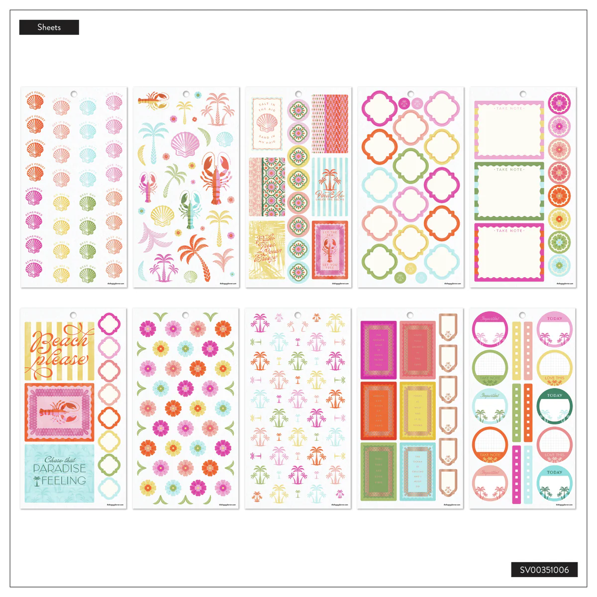 Palm Beach - Value Pack Stickers - Image 8