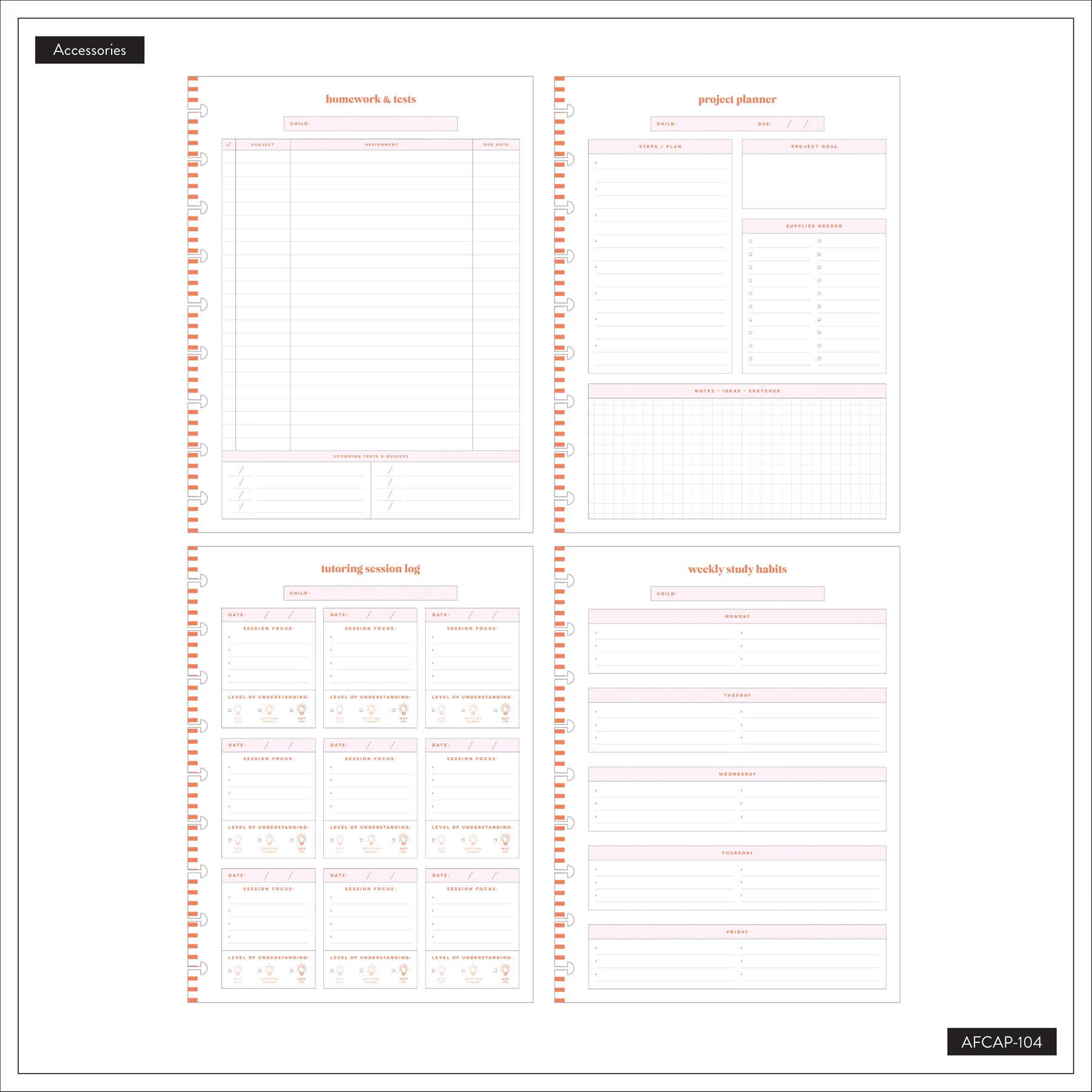 Parenting - School's In Planning - Classic Accessory Pack - Image 9