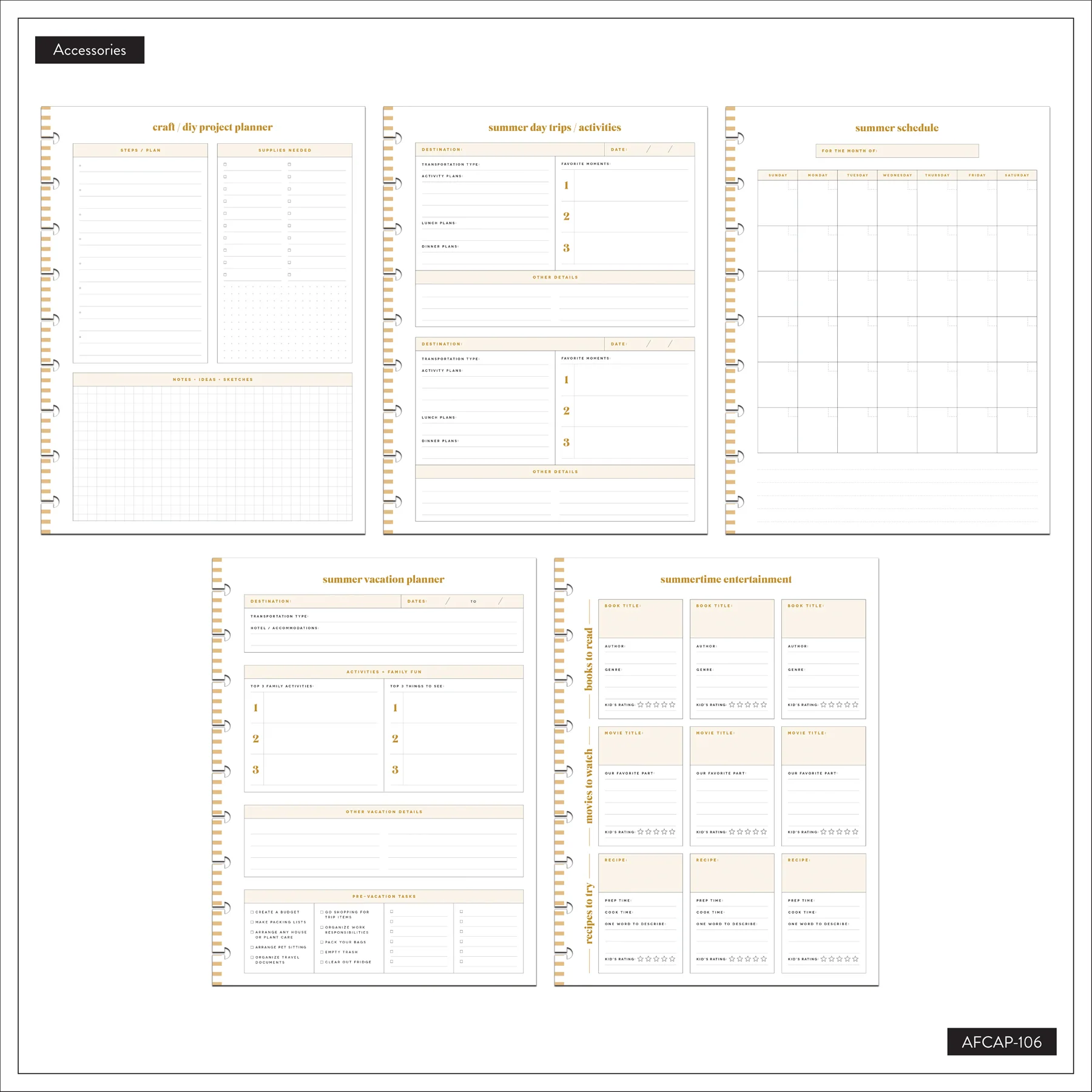 Parenting - School's Out Planning - Classic Accessory Pack - Image 9