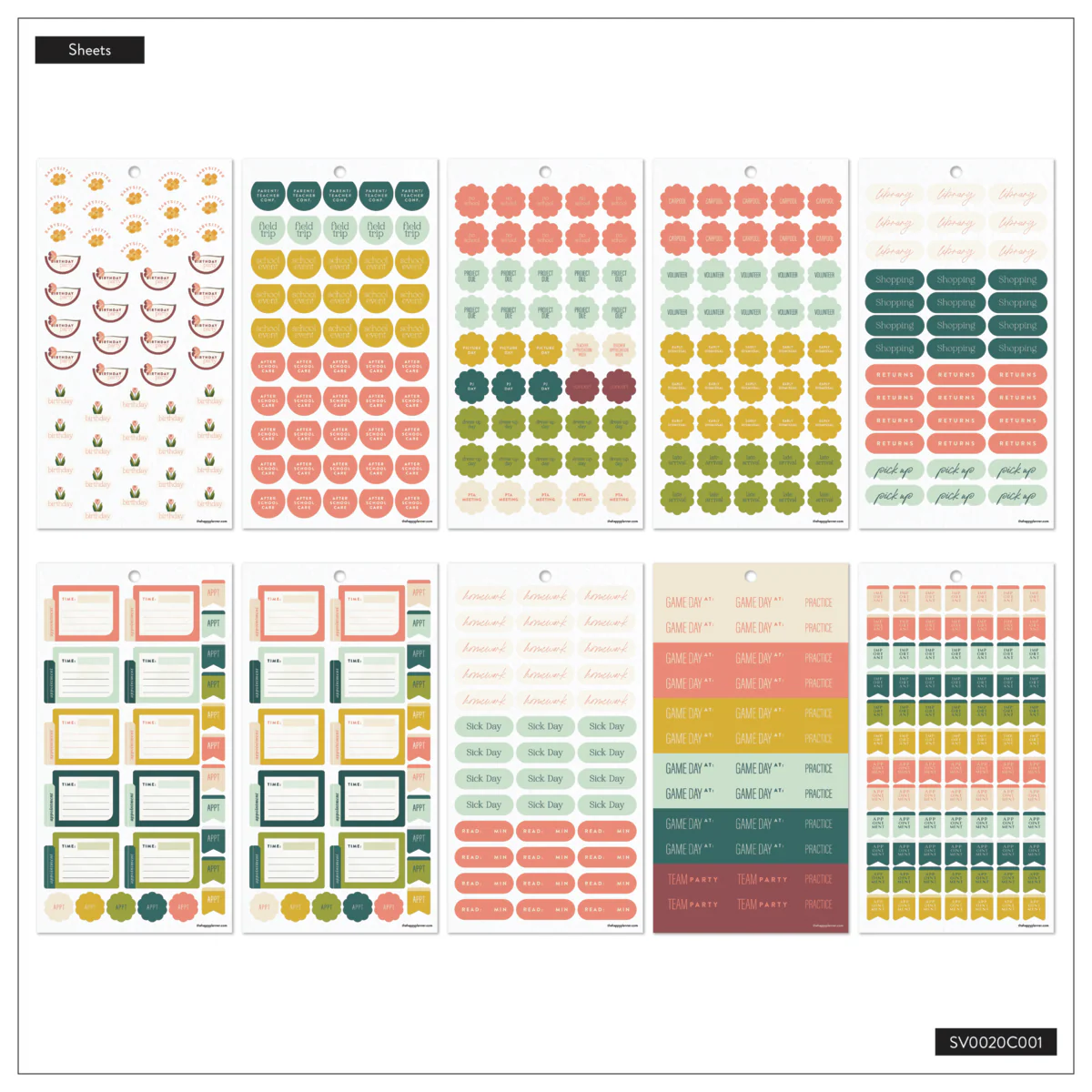 Pastel Canvas Parenting - Value Pack Stickers - Image 20