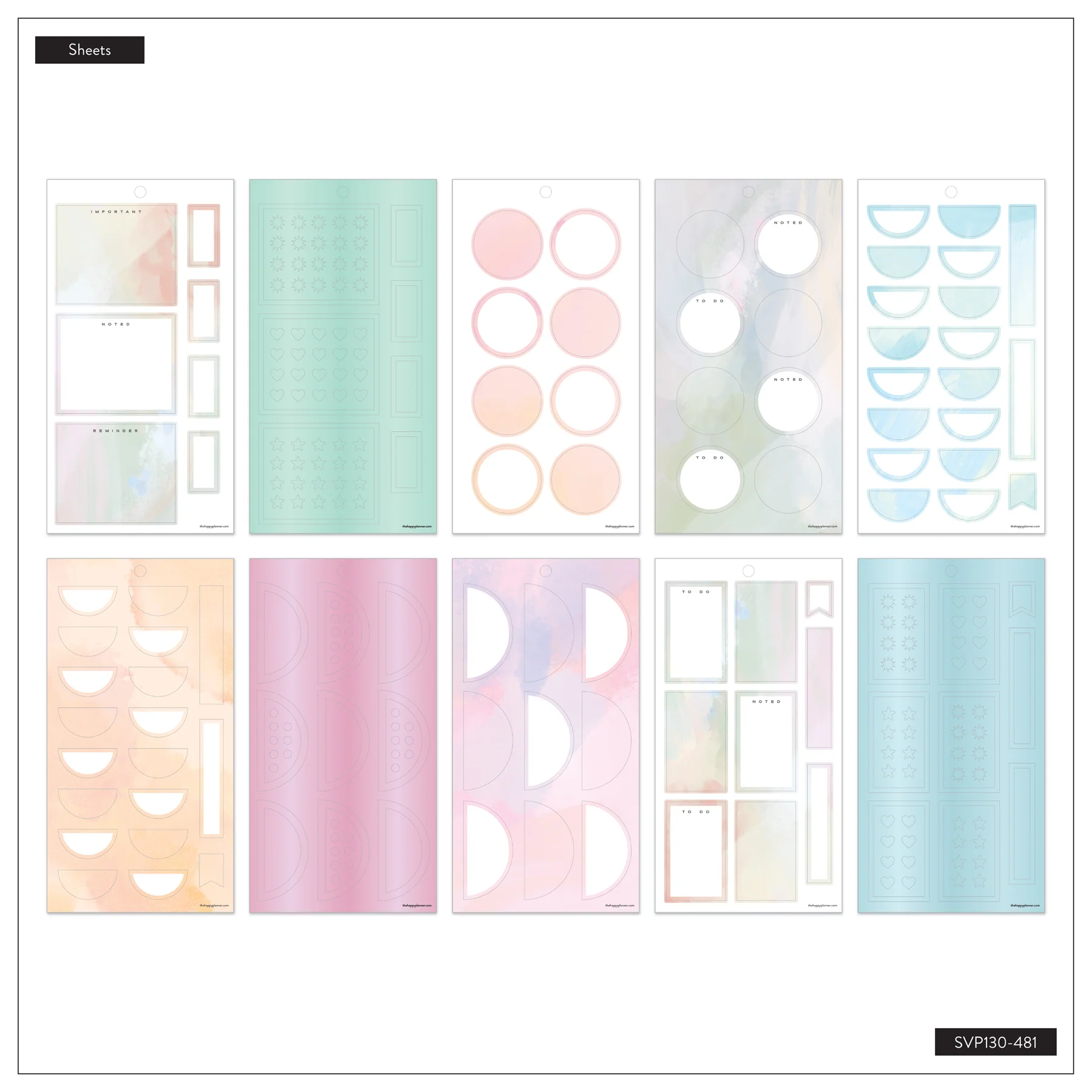 Pastel Colorful Boxes - Value Pack Stickers - Image 10