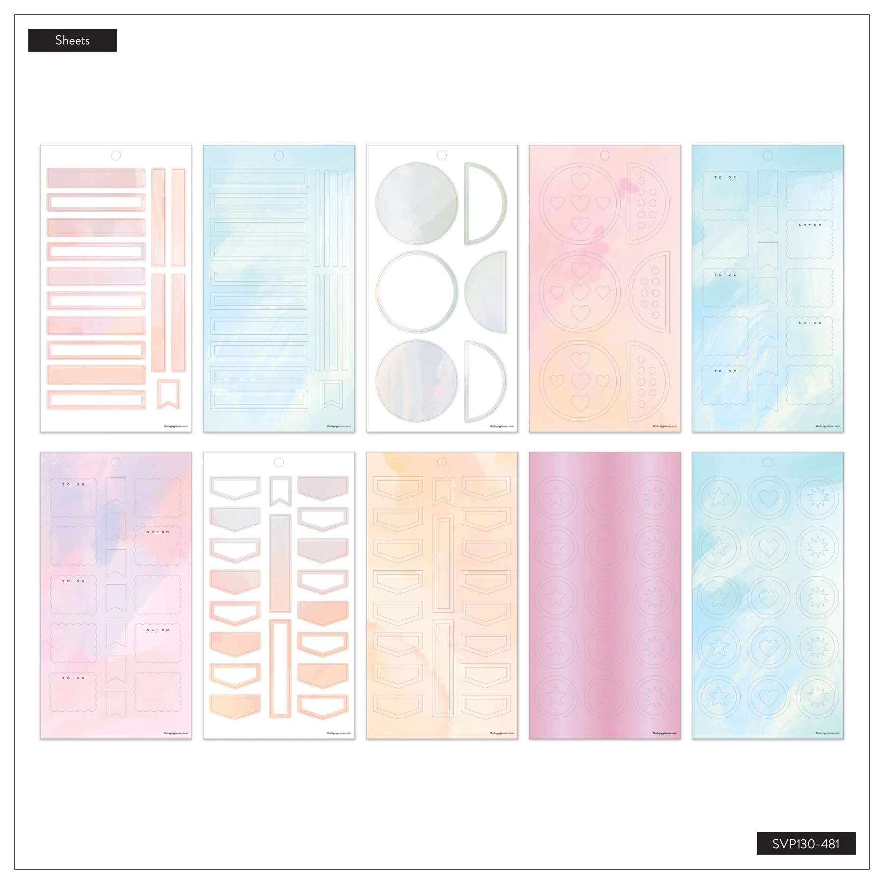 Pastel Colorful Boxes - Value Pack Stickers - Image 11