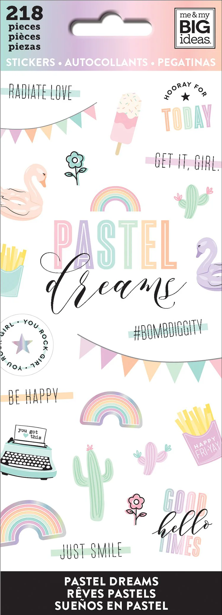 Petite Sticker Sheets - Pastel Dreams