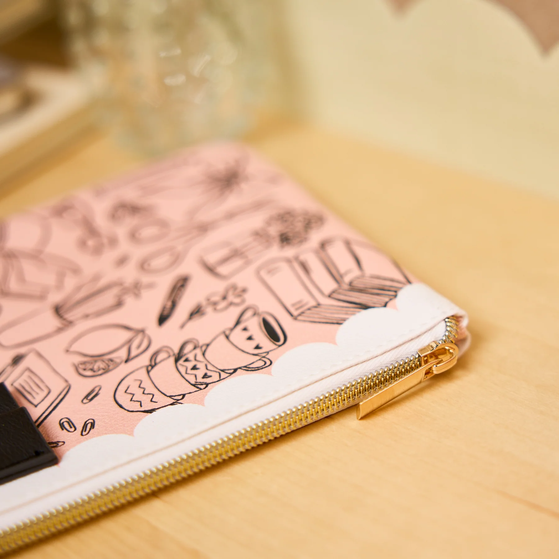 Pastel Poetry - Banded Pen Pouch with Pen Loop - Image 7