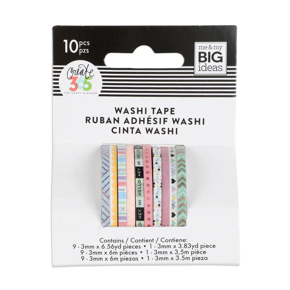 Pastel Skinny Washi Tape - Image 2