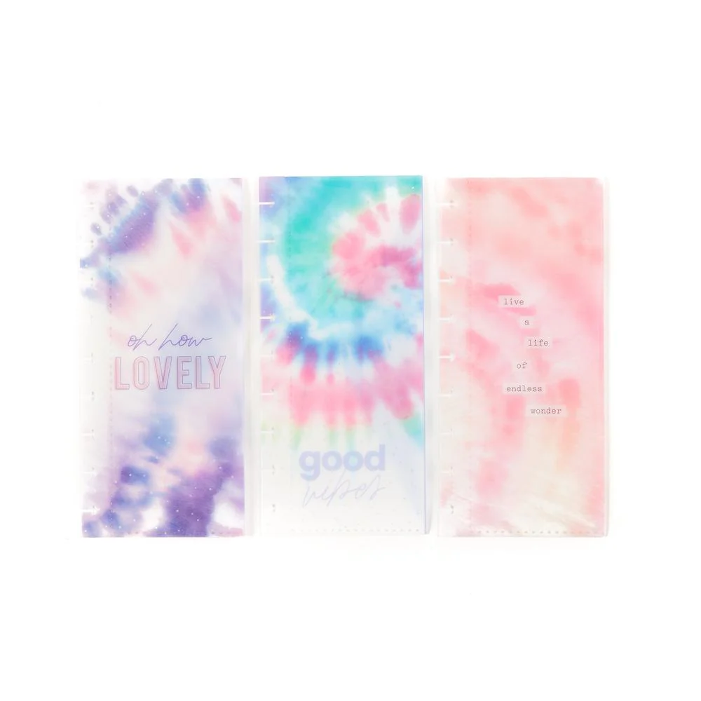 Pastel Tie-Dye Snap In Envelopes - 3 Pack