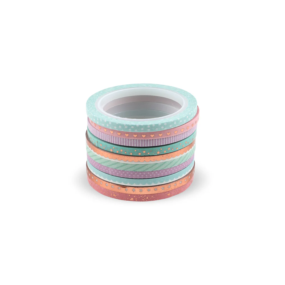 Pastels Skinny Washi Tape - Image 2