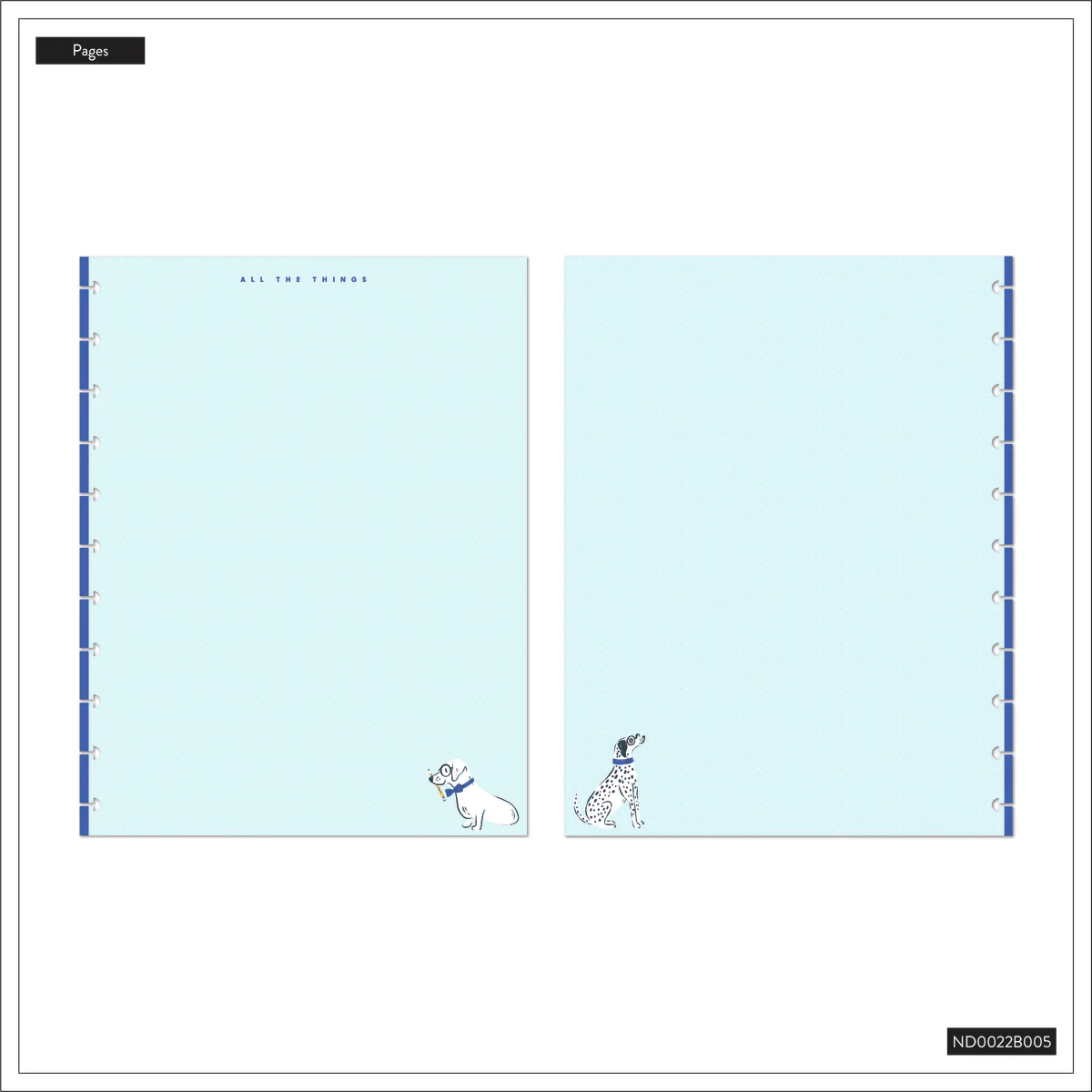 Pawsitive Seasonal Dogs - Dot Grid Big Notebook - 60 Sheets - Image 10