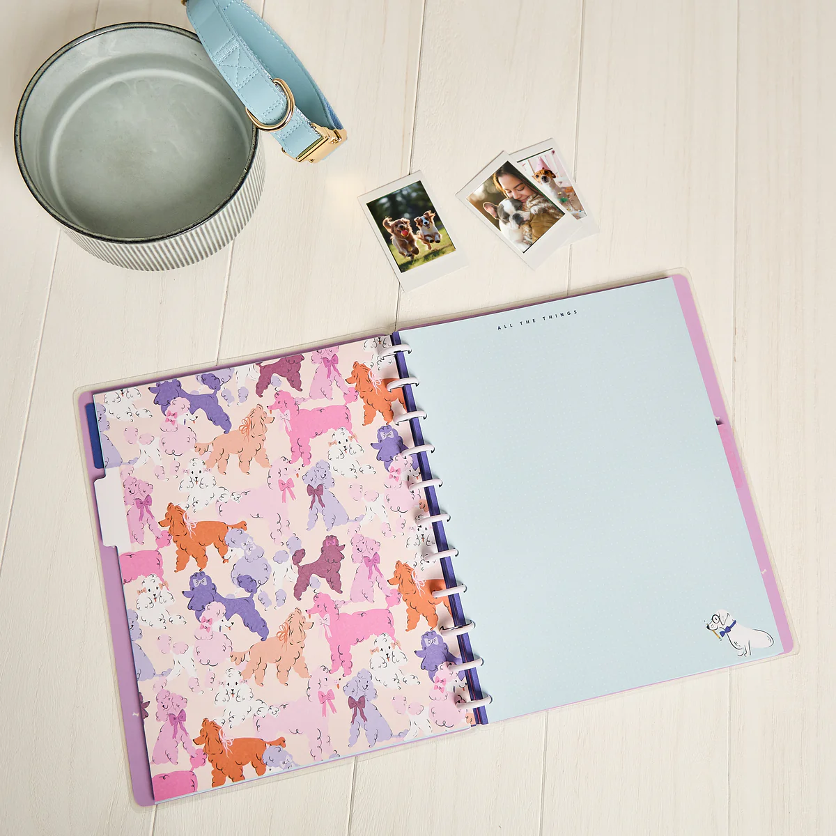 Pawsitive Seasonal Dogs - Dot Grid Big Notebook - 60 Sheets - Image 2