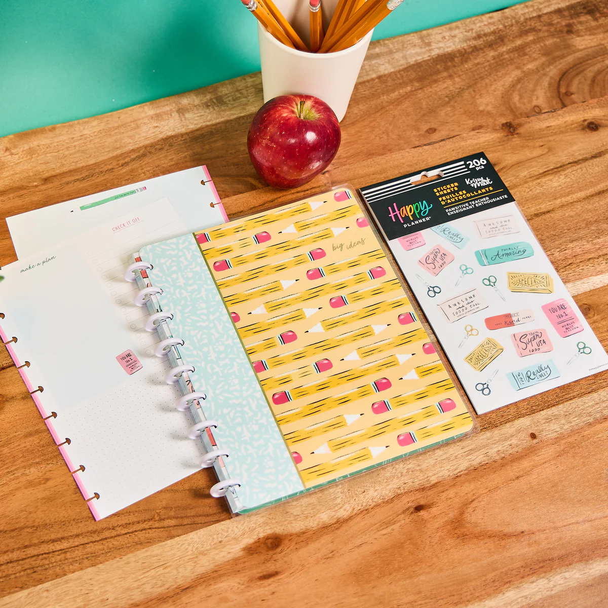 Pawsitive Teacher - Classic Notebook + Filler Paper + Sticker Bundle - Image 5