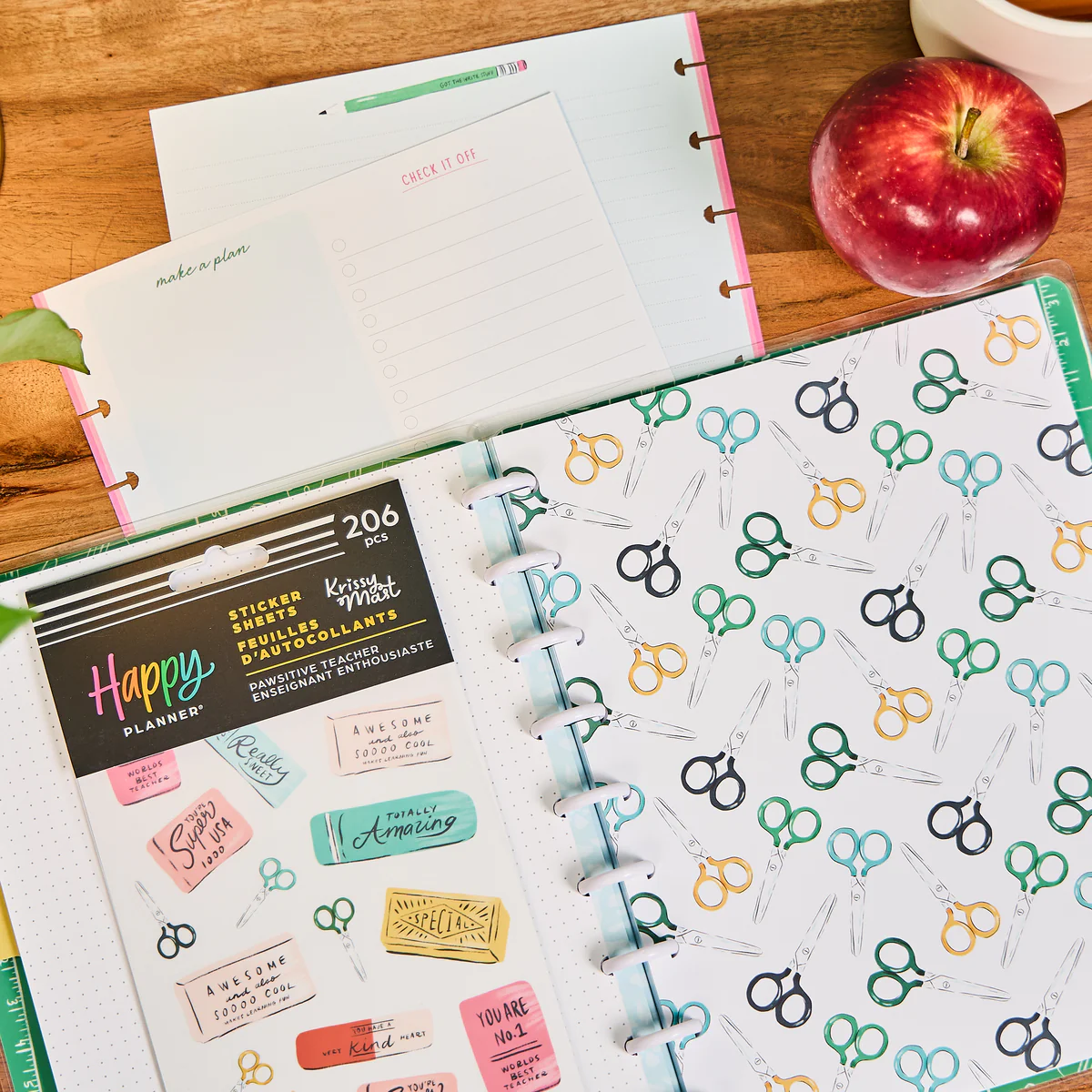 Pawsitive Teacher - Classic Notebook + Filler Paper + Sticker Bundle - Image 7