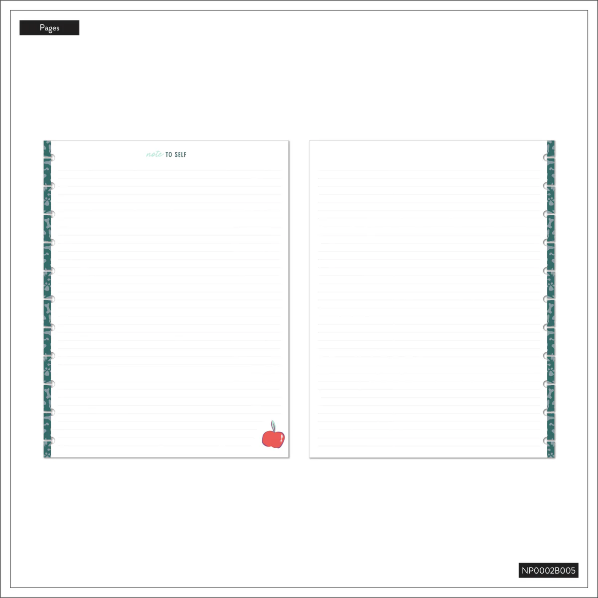 Pawsitive Teacher - Dotted Lined Big Notebook - 60 Sheets - Image 10