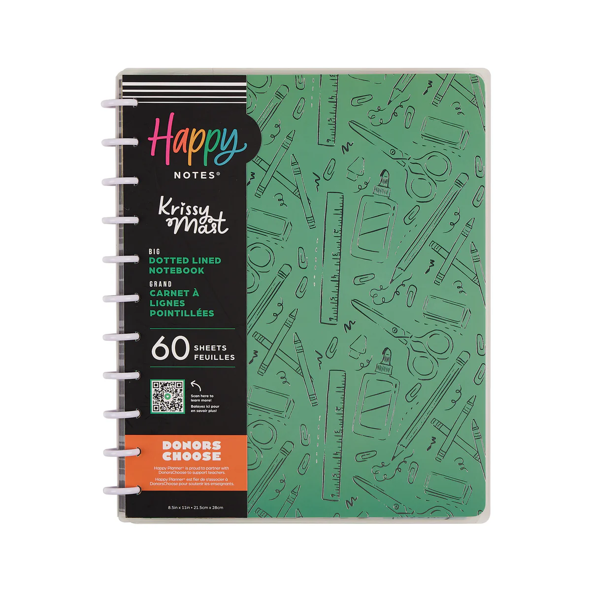 Pawsitive Teacher - Dotted Lined Big Notebook - 60 Sheets - Image 11
