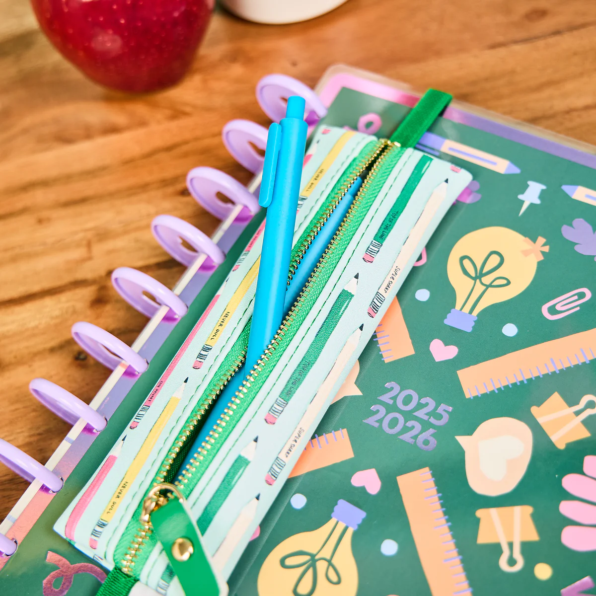 Pawsitive Teacher - Slim Banded Pen Pouch - Image 4