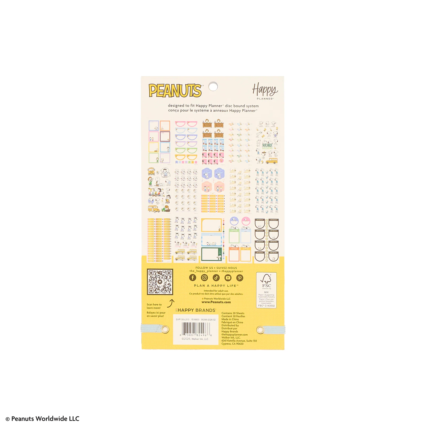 PEANUTS™ Teacher - Value Pack Stickers - Big - Image 15