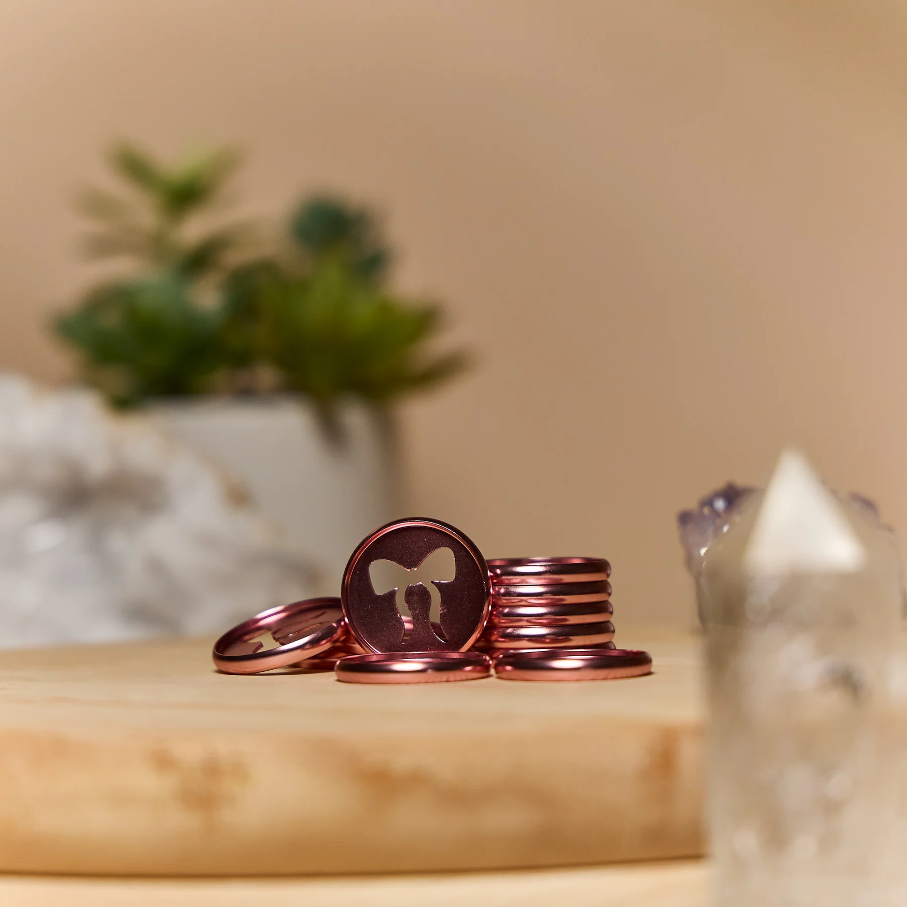 Pink Bow Cutout - Medium Metal Disc Set - Image 3
