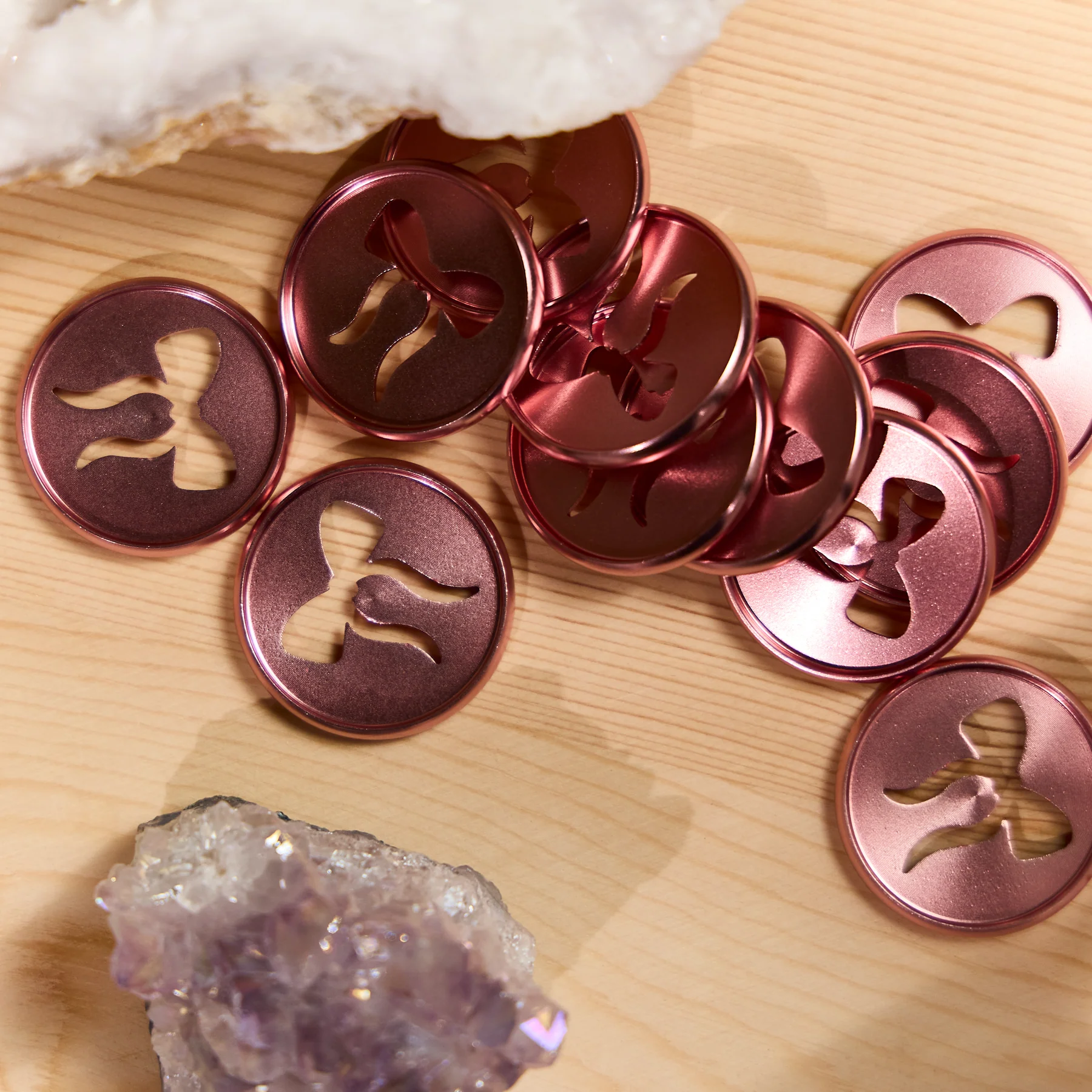 Pink Bow Cutout - Medium Metal Disc Set - Image 4