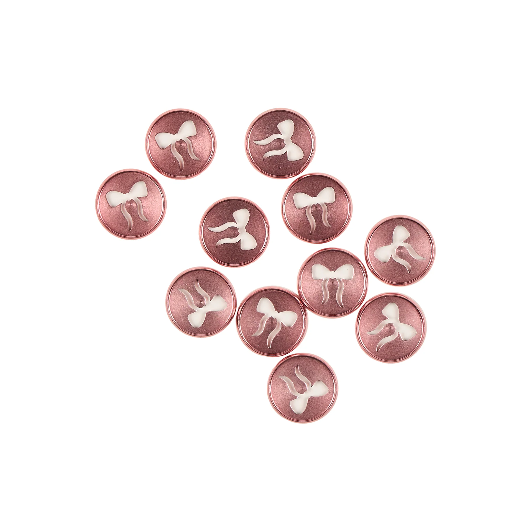 Pink Bow Cutout - Medium Metal Disc Set - Image 7