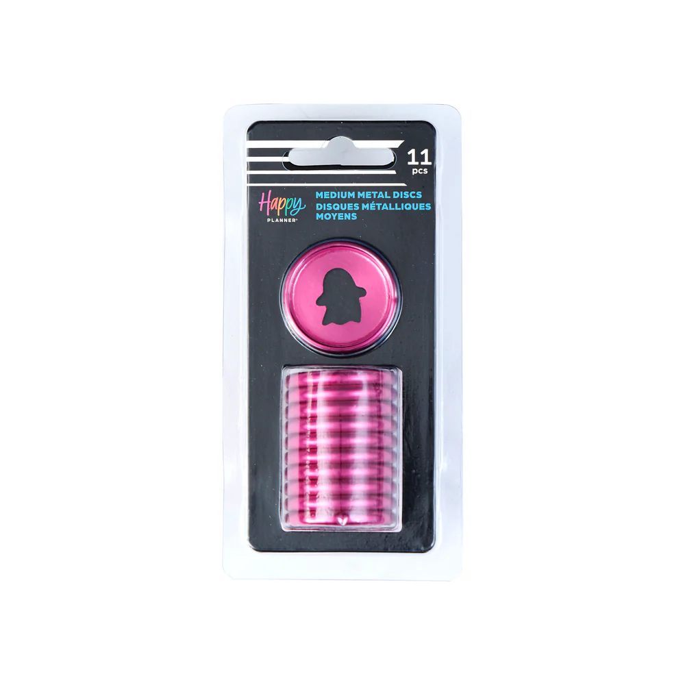 Pink Ghost Cutout - Medium Metal Disc Set - Image 5