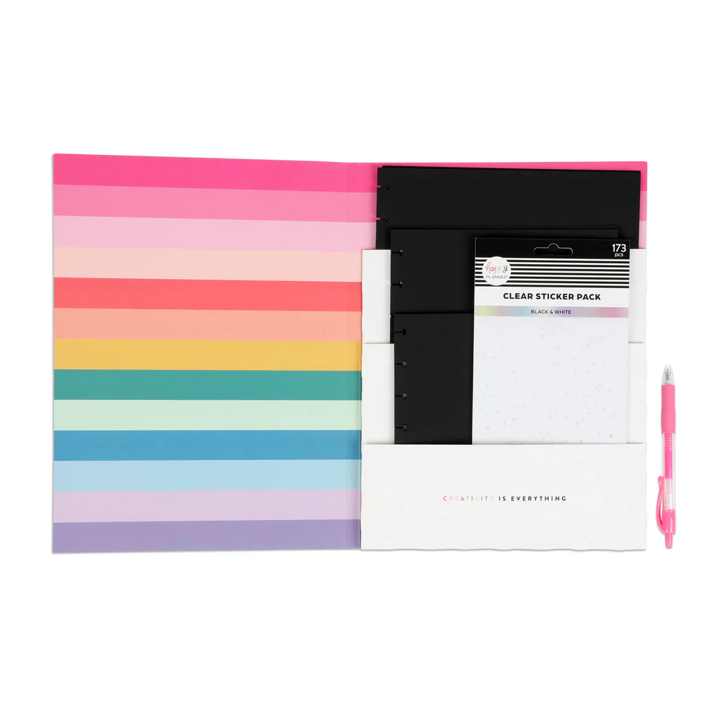 Plan Your Best Life - Black Filler Paper + Clear Stickers Bundle - Image 2