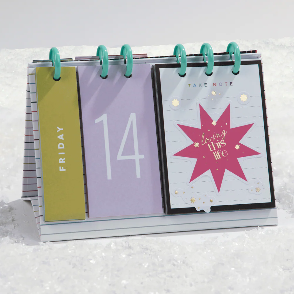 Plan Your Best Life - Disc Bound Standing Desk Calendar - Image 3