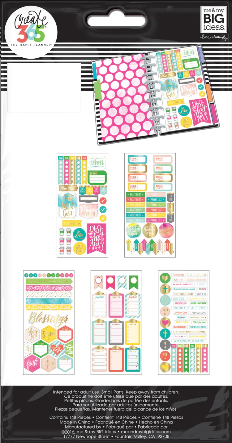 Planner Stickers - Faith Gratitude - Image 2