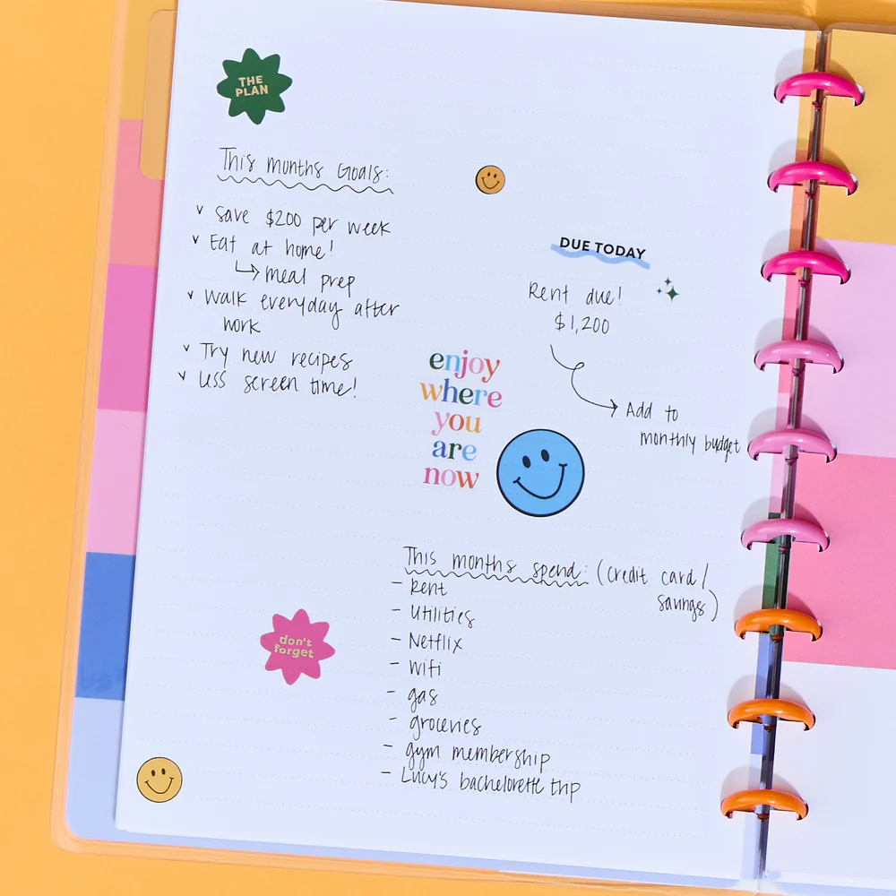 Playful Brights Student - Dotted Lined Classic Notebook - 60 Sheets - Image 3