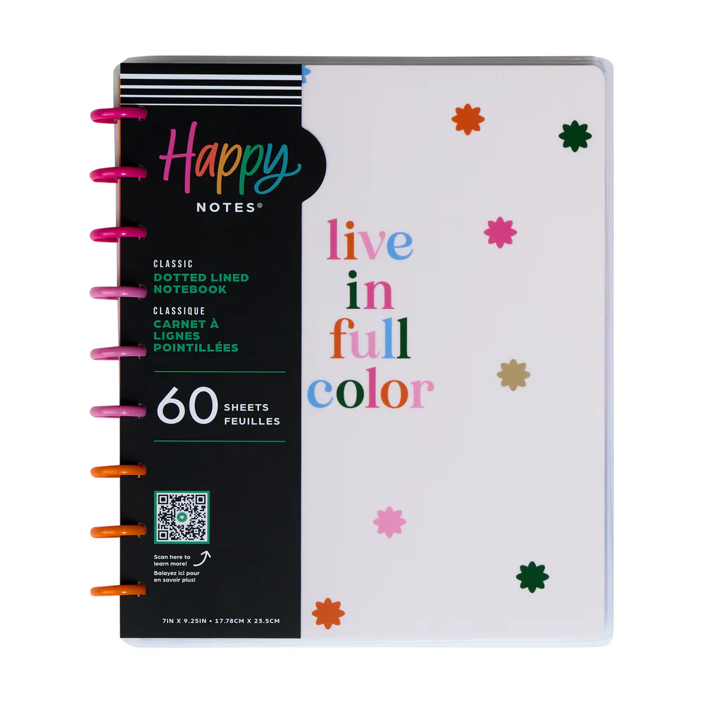 Playful Brights Student - Dotted Lined Classic Notebook - 60 Sheets - Image 8