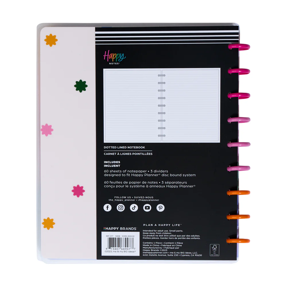 Playful Brights Student - Dotted Lined Classic Notebook - 60 Sheets - Image 9