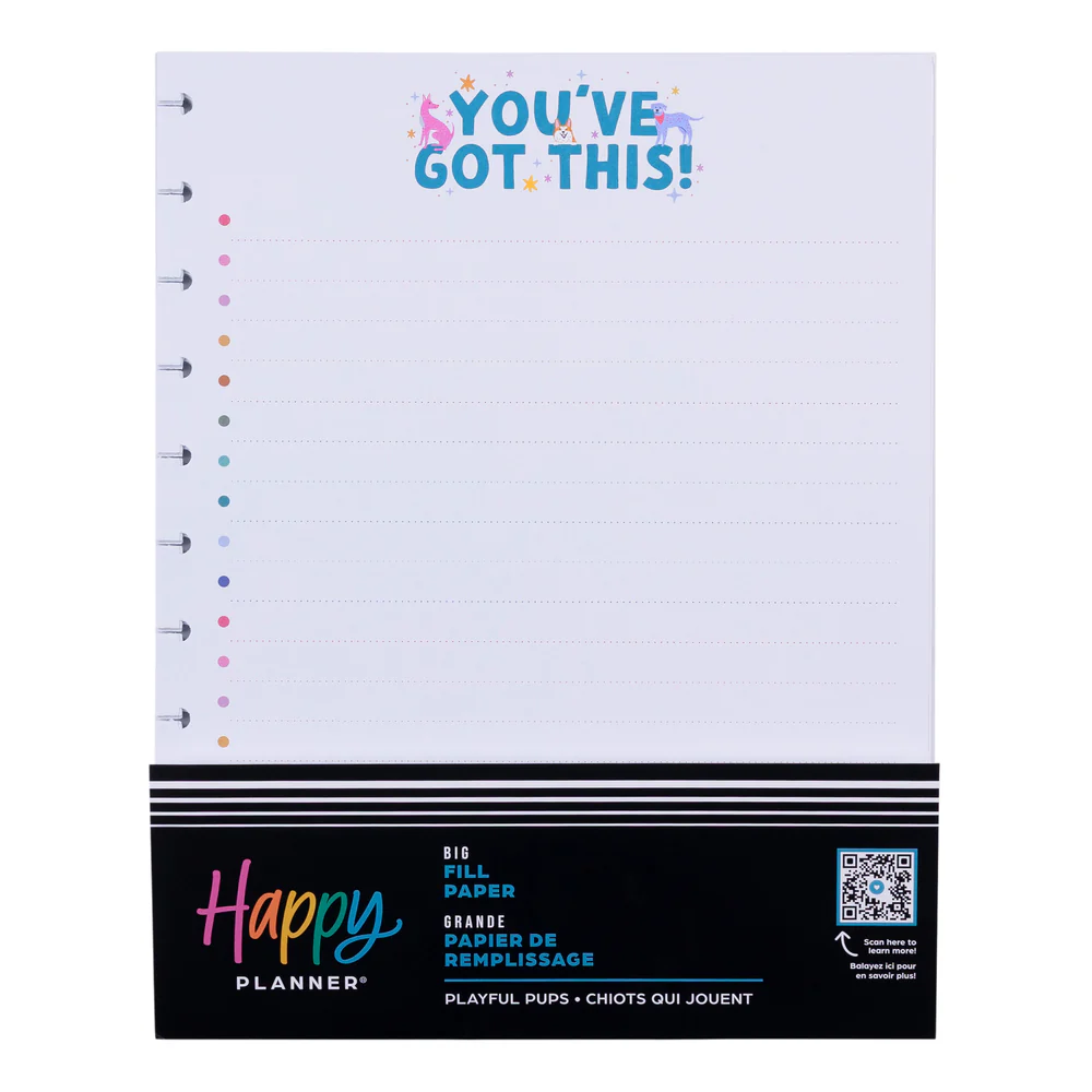 Playful Pups - Checklist + Dotted Lined Big Filler Paper - 40 Sheets - Image 4