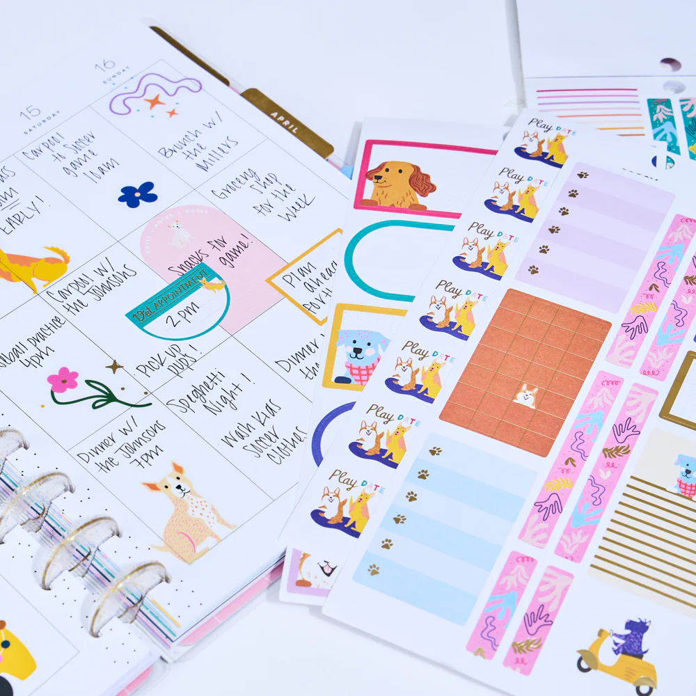 Playful Pups - Value Pack Stickers - Image 2