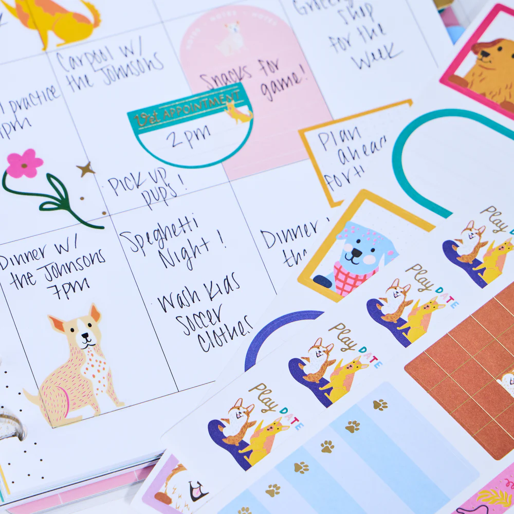 Playful Pups - Value Pack Stickers - Image 3