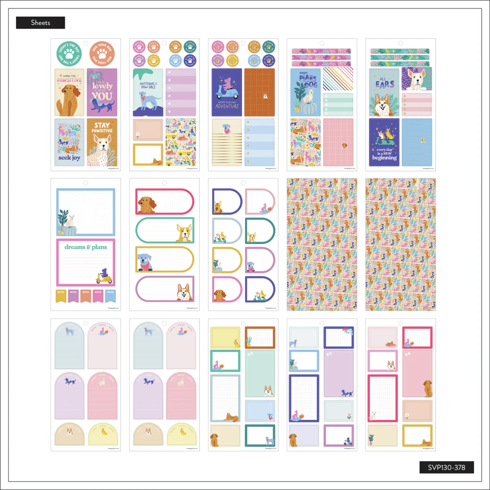 Playful Pups - Value Pack Stickers - Big - Image 5