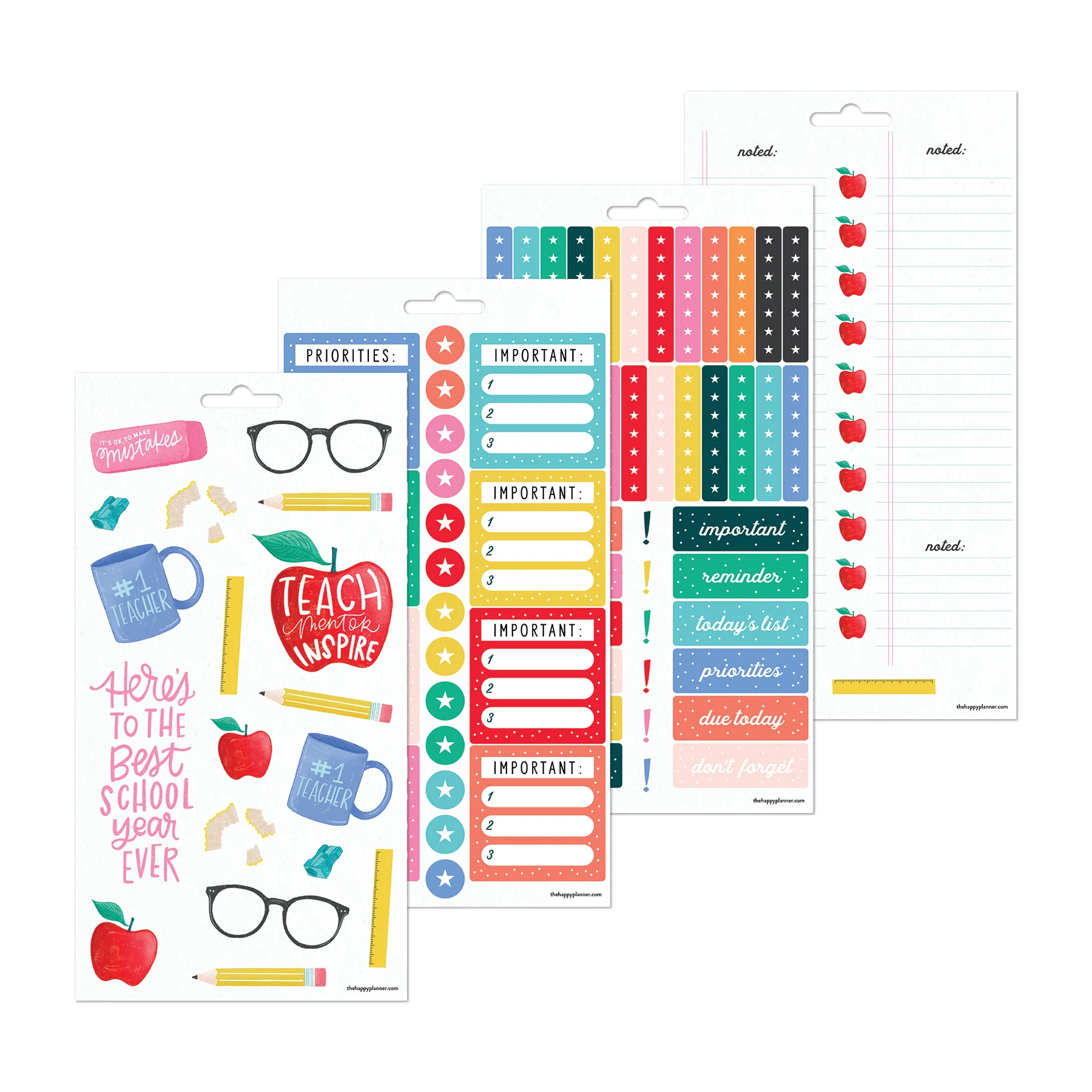 Playful Teacher Icons - 10 Sticker Sheets - Image 4