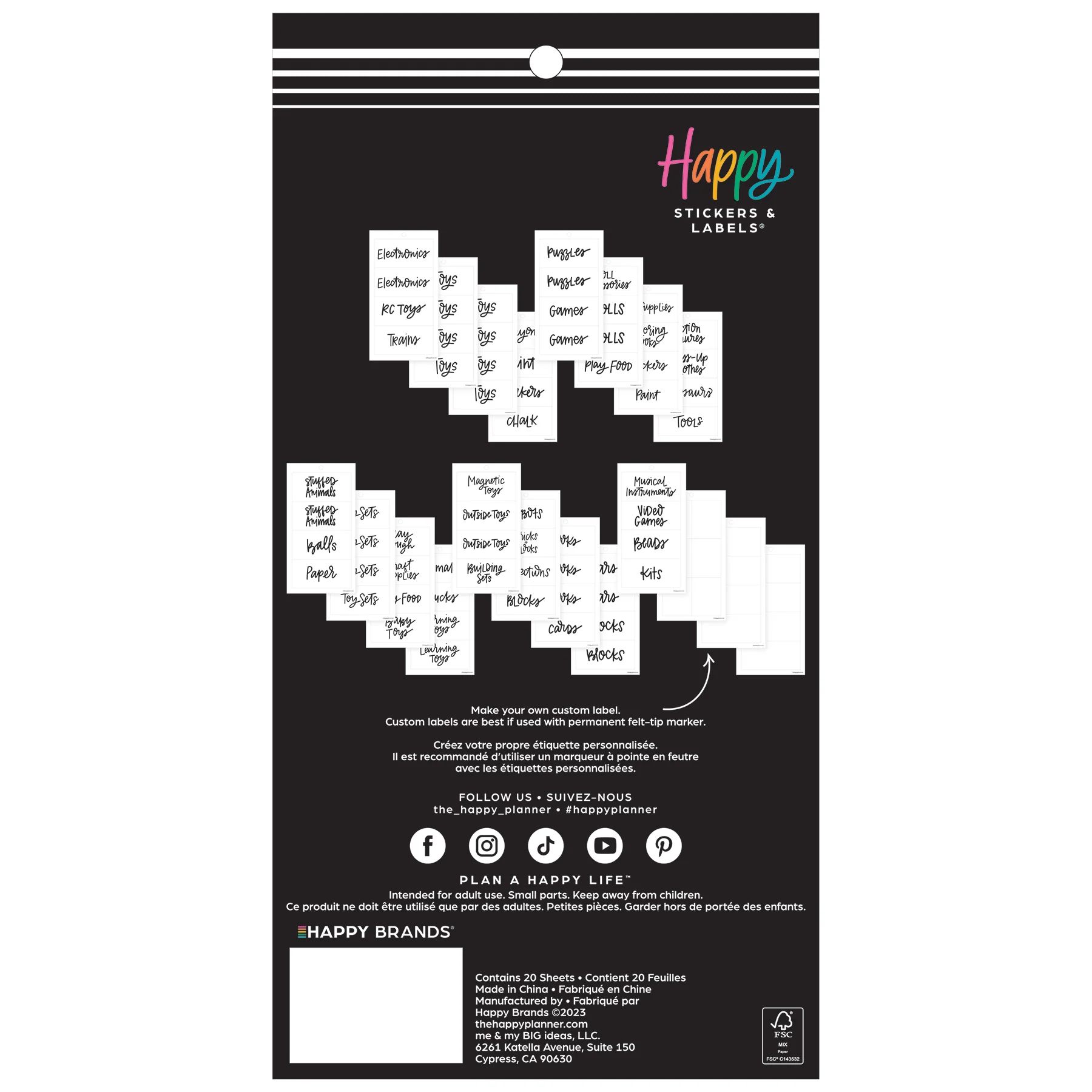 Playroom - Organization Labels - Image 5