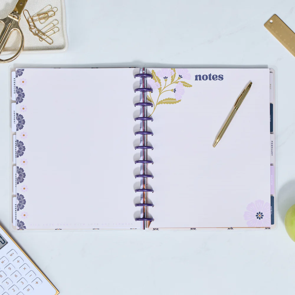Plum Happy - Dotted Lined Big Filler Paper - 40 Sheets - Image 2