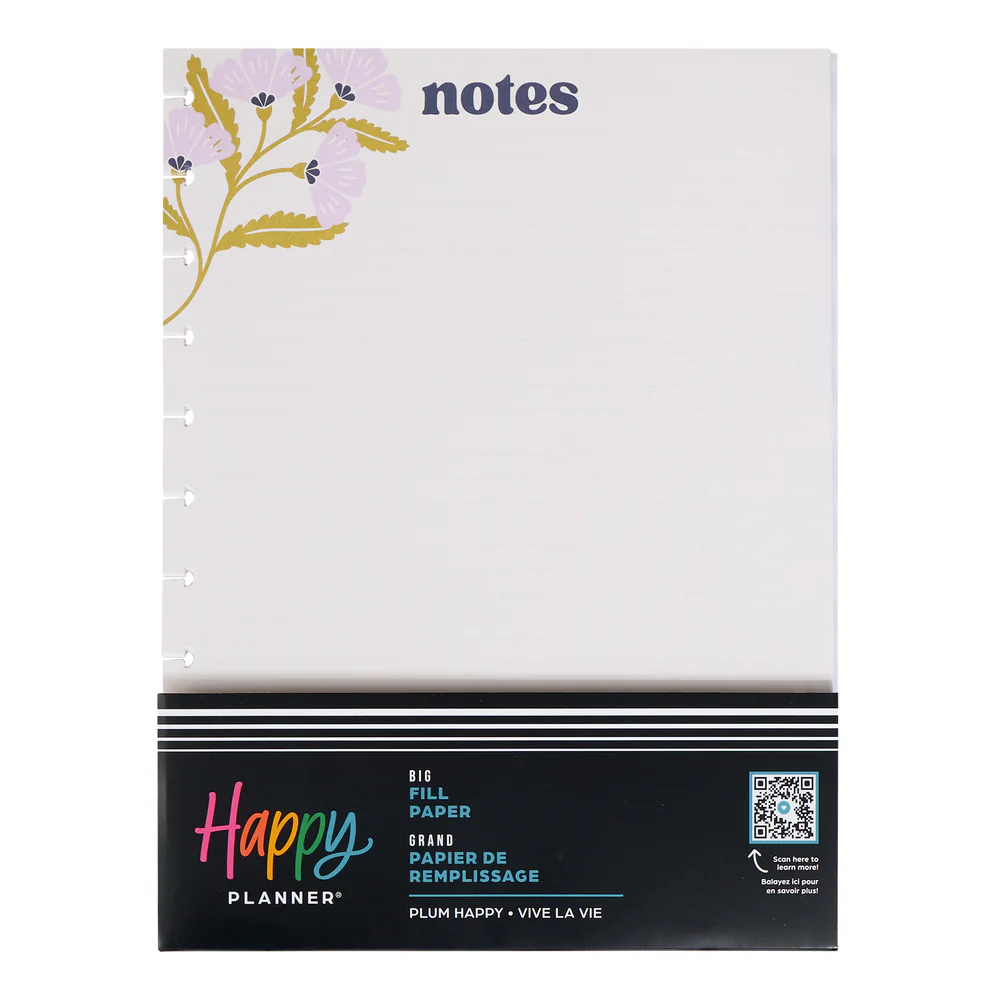 Plum Happy - Dotted Lined Big Filler Paper - 40 Sheets - Image 6
