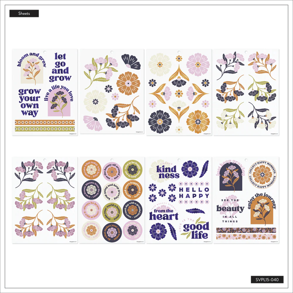 Plum Happy - Large Value Pack Stickers - Image 5