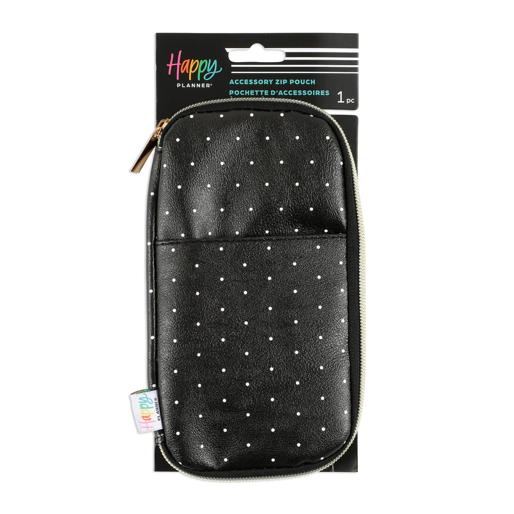 Polka Dot - Banded Accessory Zip Pouch - Image 6